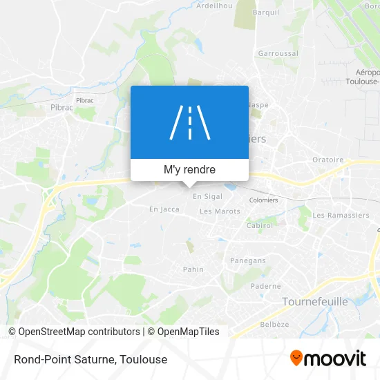 Rond-Point Saturne plan