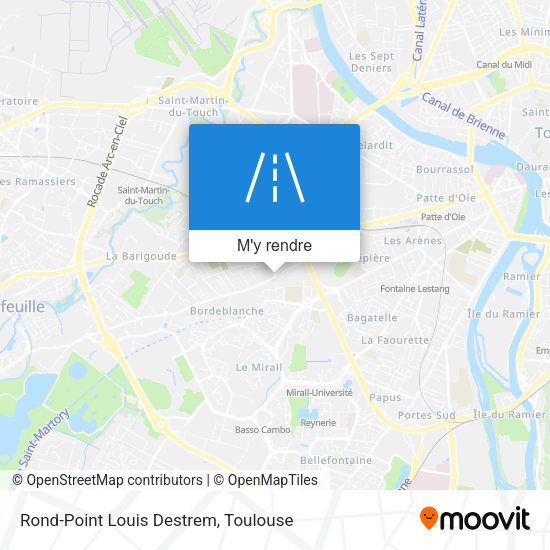 Rond-Point Louis Destrem plan