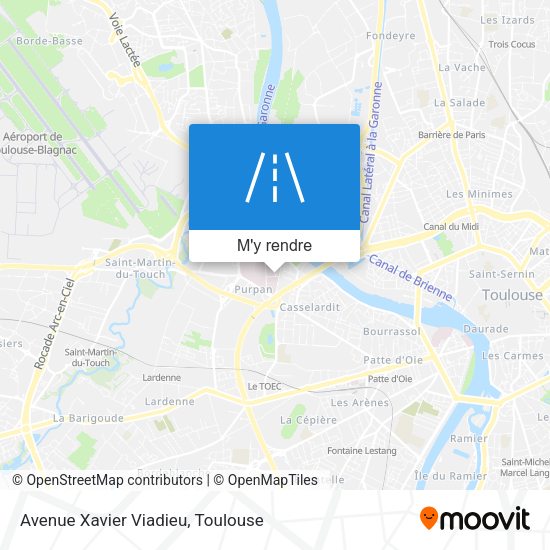Avenue Xavier Viadieu plan