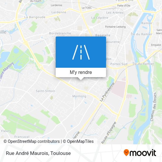 Rue André Maurois plan