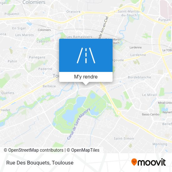 Rue Des Bouquets plan