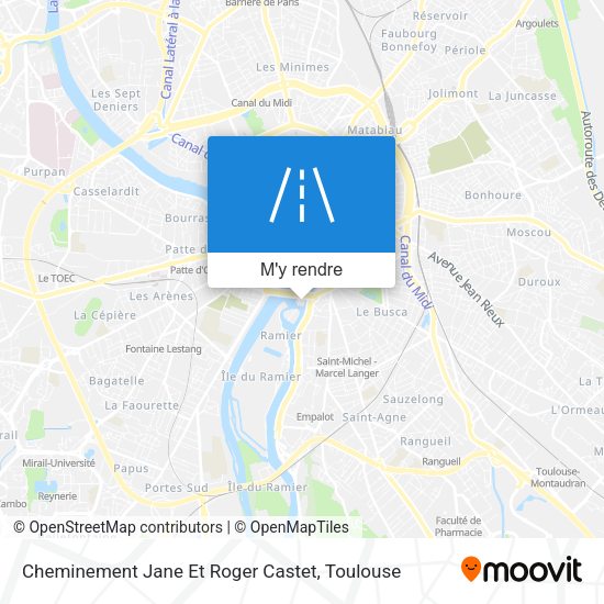 Cheminement Jane Et Roger Castet plan