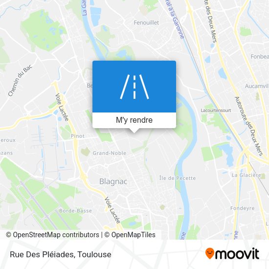 Rue Des Pléiades plan