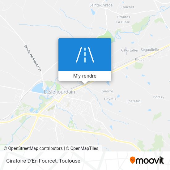 Giratoire D'En Fourcet plan