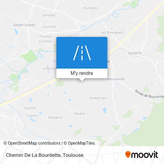 Chemin De La Bourdette plan