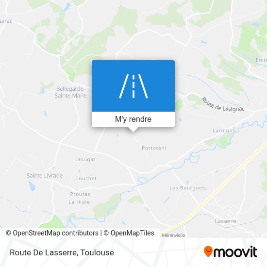 Route De Lasserre plan