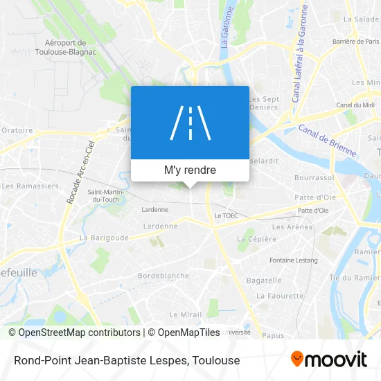 Rond-Point Jean-Baptiste Lespes plan