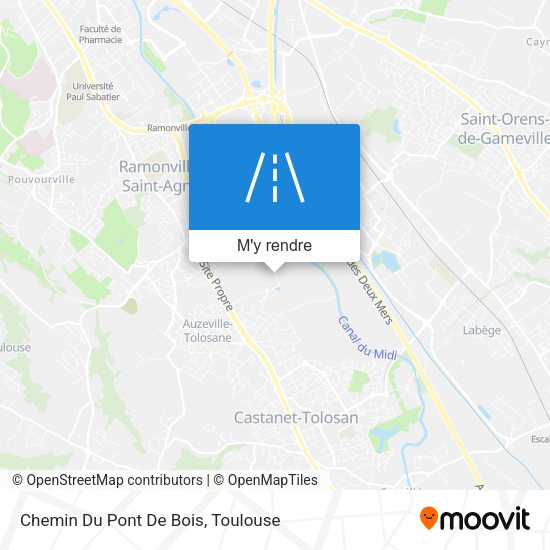 Chemin Du Pont De Bois plan