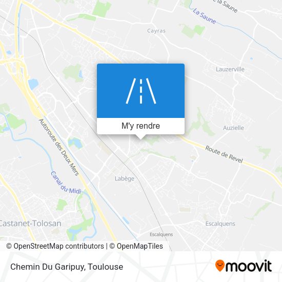 Chemin Du Garipuy plan