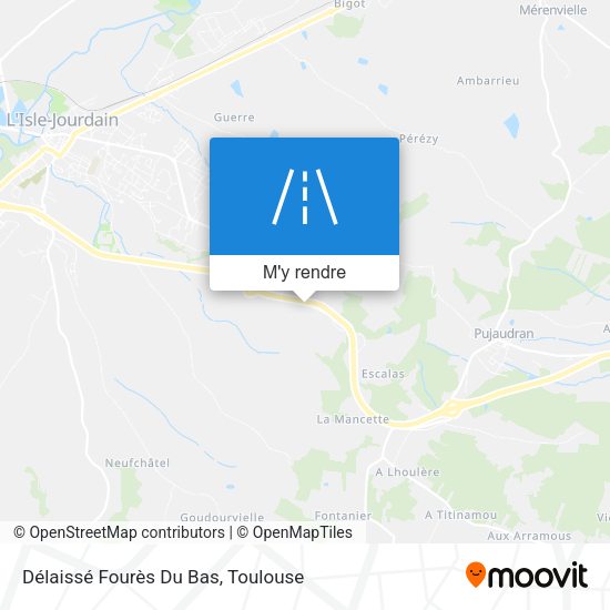 Délaissé Fourès Du Bas plan