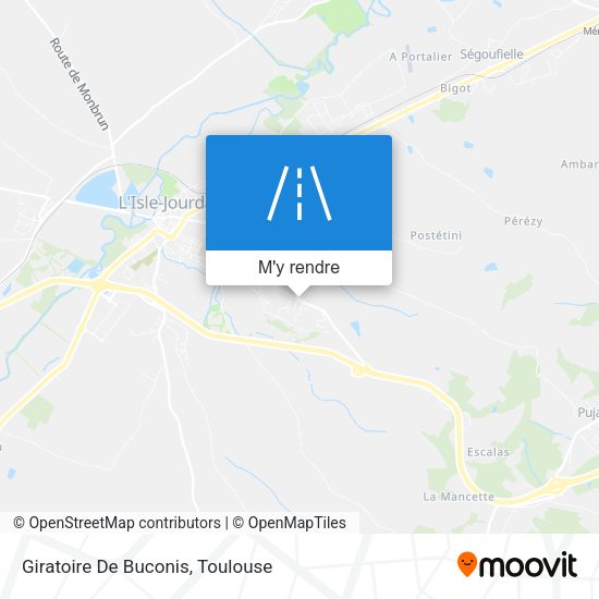 Giratoire De Buconis plan