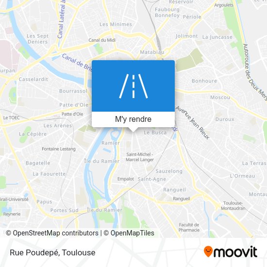 Rue Poudepé plan