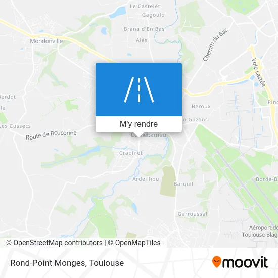 Rond-Point Monges plan