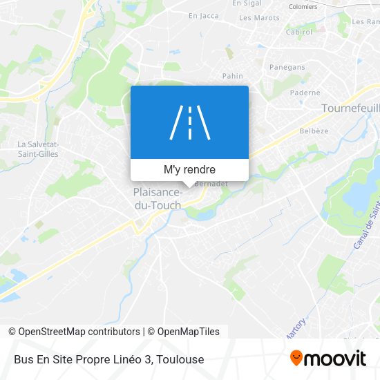 Bus En Site Propre Linéo 3 plan