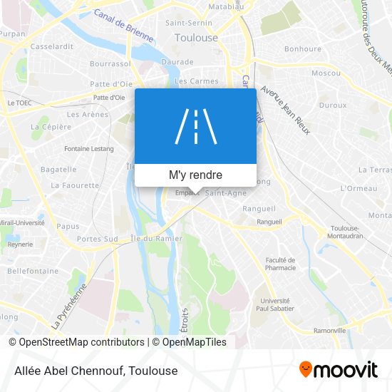 Allée Abel Chennouf plan