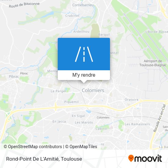 Rond-Point De L'Amitié plan