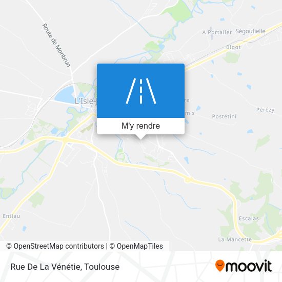 Rue De La Vénétie plan