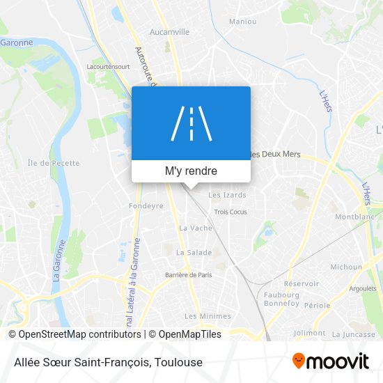 Allée Sœur Saint-François plan