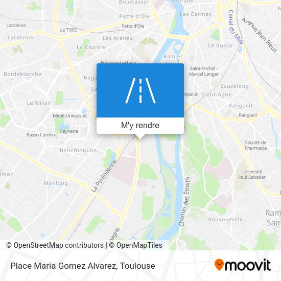 Place Maria Gomez Alvarez plan