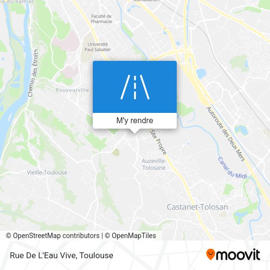 Rue De L'Eau Vive plan