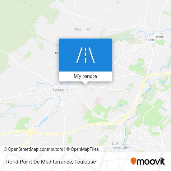 Rond-Point De Méditerranée plan