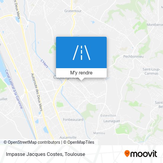 Impasse Jacques Costes plan