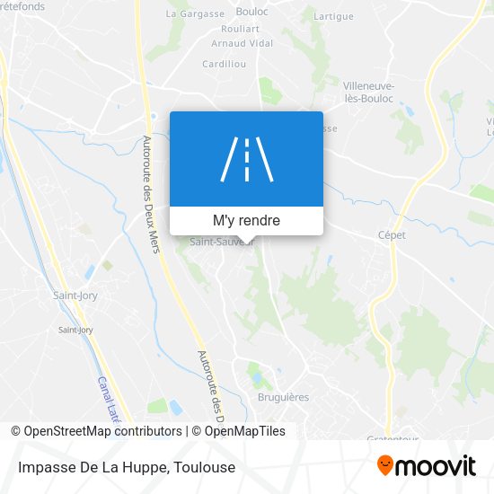 Impasse De La Huppe plan