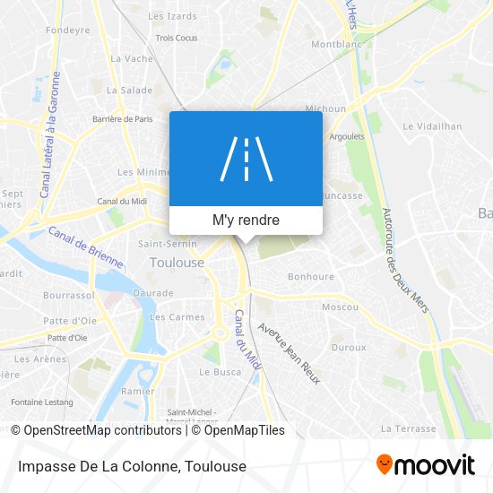 Impasse De La Colonne plan
