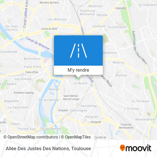 Allée Des Justes Des Nations plan
