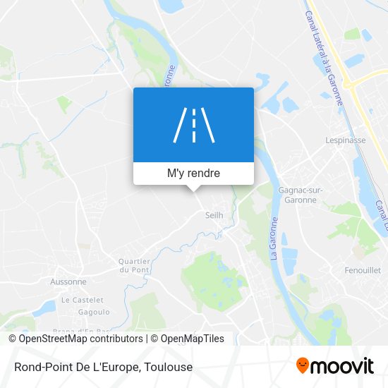 Rond-Point De L'Europe plan