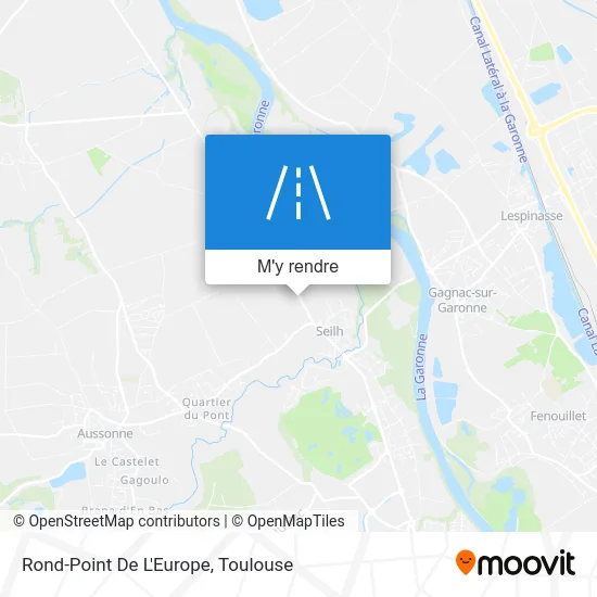 Rond-Point De L'Europe plan