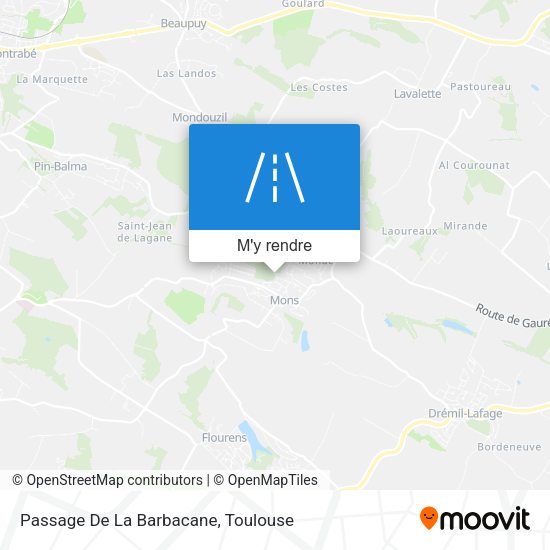 Passage De La Barbacane plan