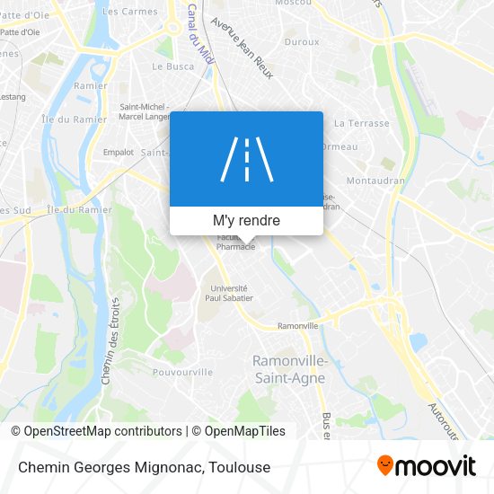 Chemin Georges Mignonac plan