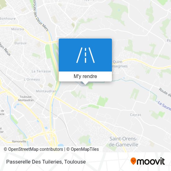 Passerelle Des Tuileries plan