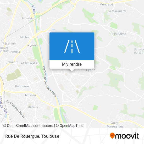 Rue De Rouergue plan