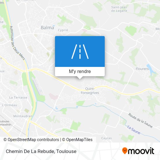 Chemin De La Rebude plan