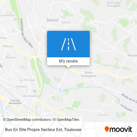 Bus En Site Propre Secteur Est plan