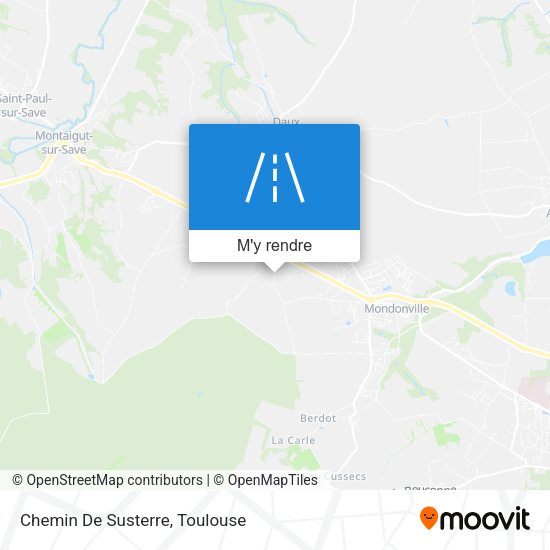 Chemin De Susterre plan