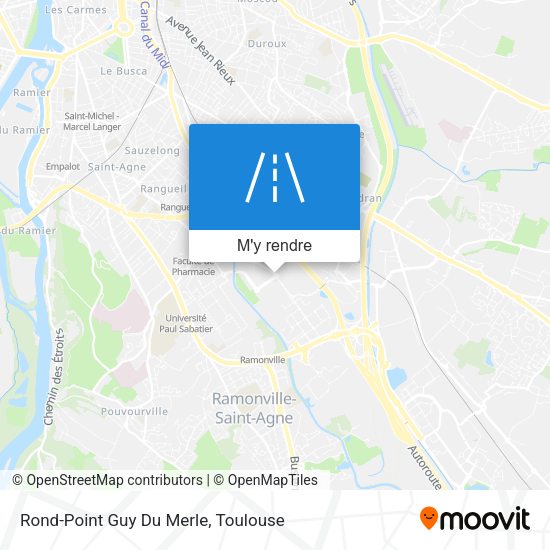 Rond-Point Guy Du Merle plan