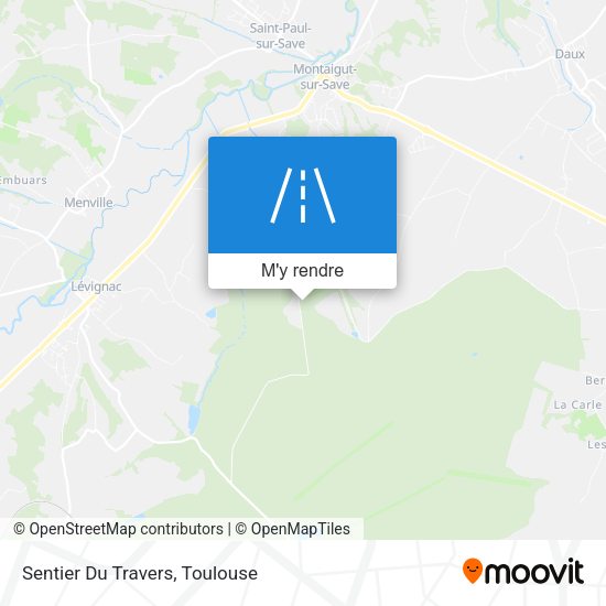 Sentier Du Travers plan