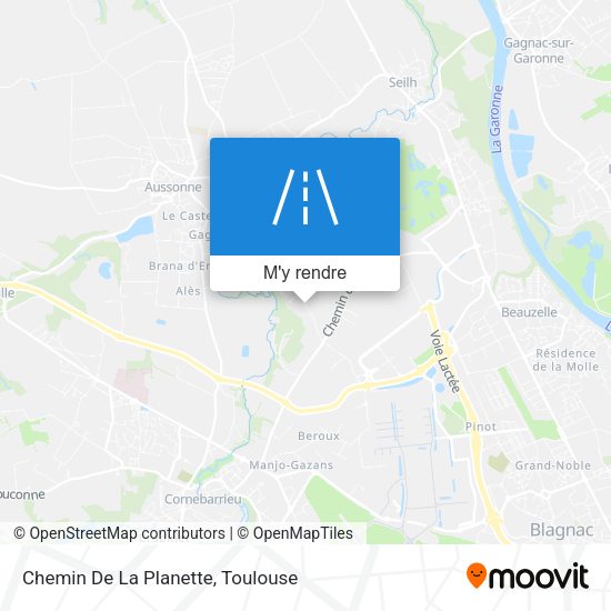 Chemin De La Planette plan