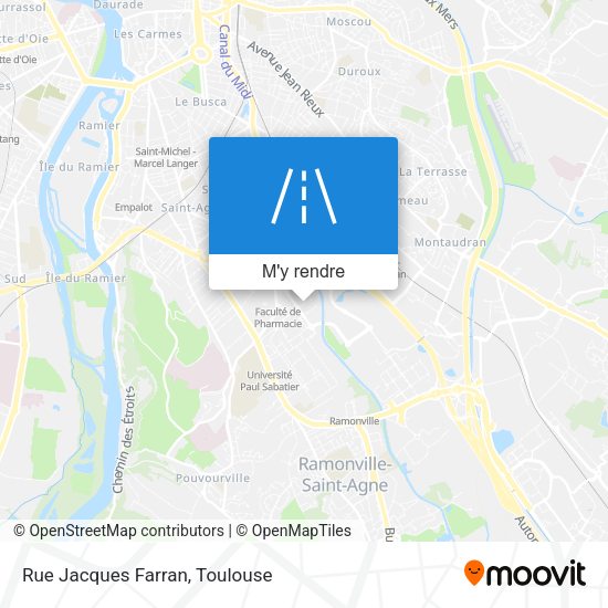 Rue Jacques Farran plan