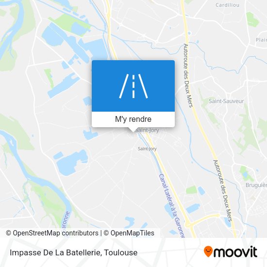 Impasse De La Batellerie plan