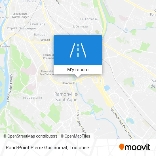 Rond-Point Pierre Guillaumat plan