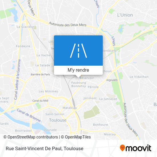 Rue Saint-Vincent De Paul plan