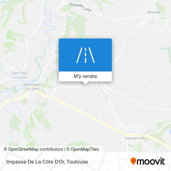 Impasse De La Côte D'Or plan