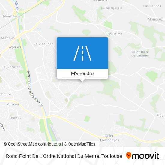 Rond-Point De L'Ordre National Du Mérite plan