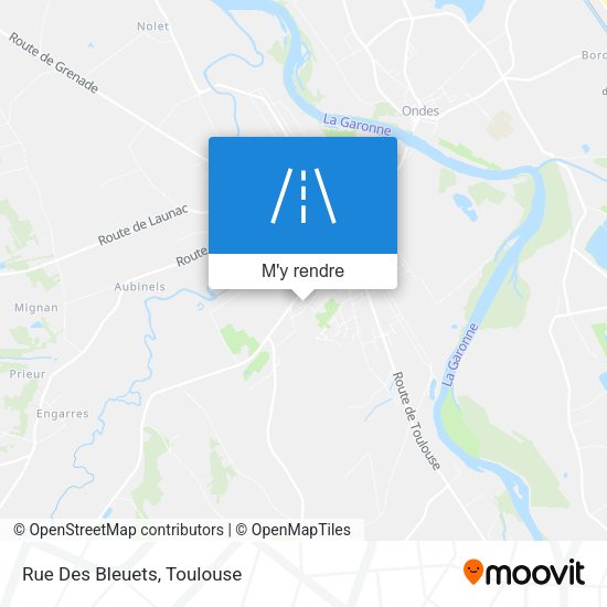 Rue Des Bleuets plan