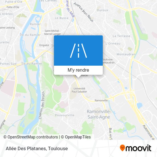 Allée Des Platanes plan