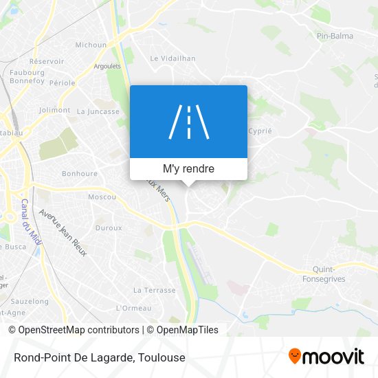 Rond-Point De Lagarde plan